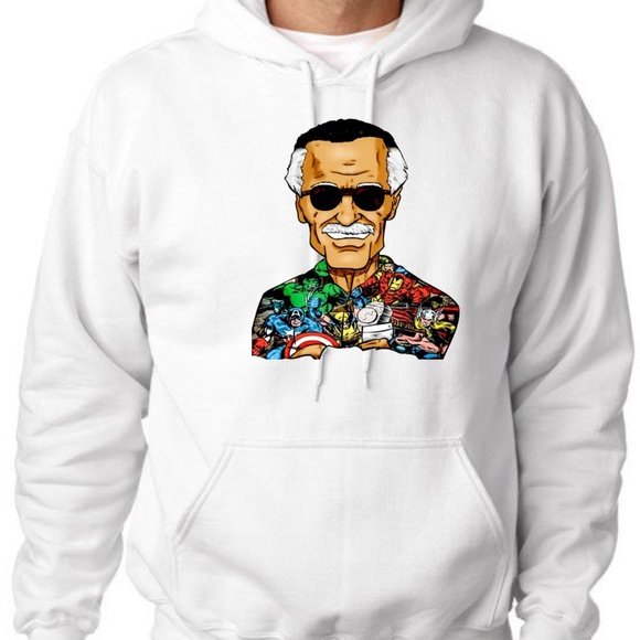 RIP Stan Lee Marvel White Tank Top
